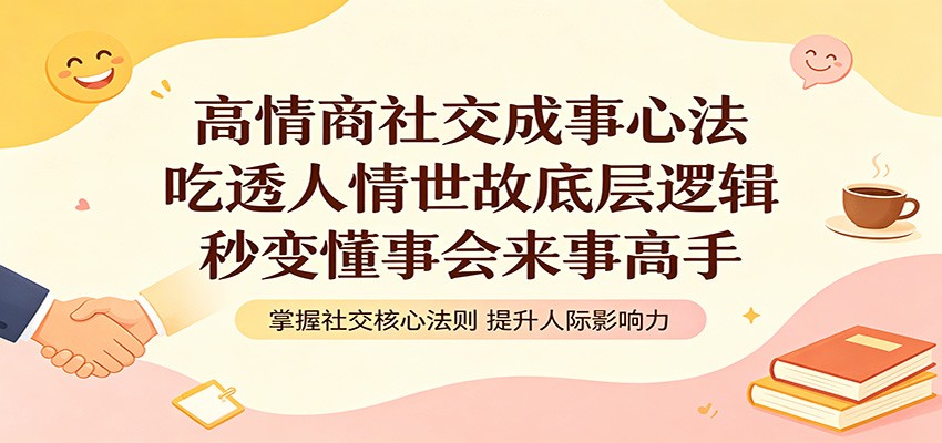 高情商社交成事心法：吃透人情世故底层逻辑，秒变懂事会来事高手-Ai创业网