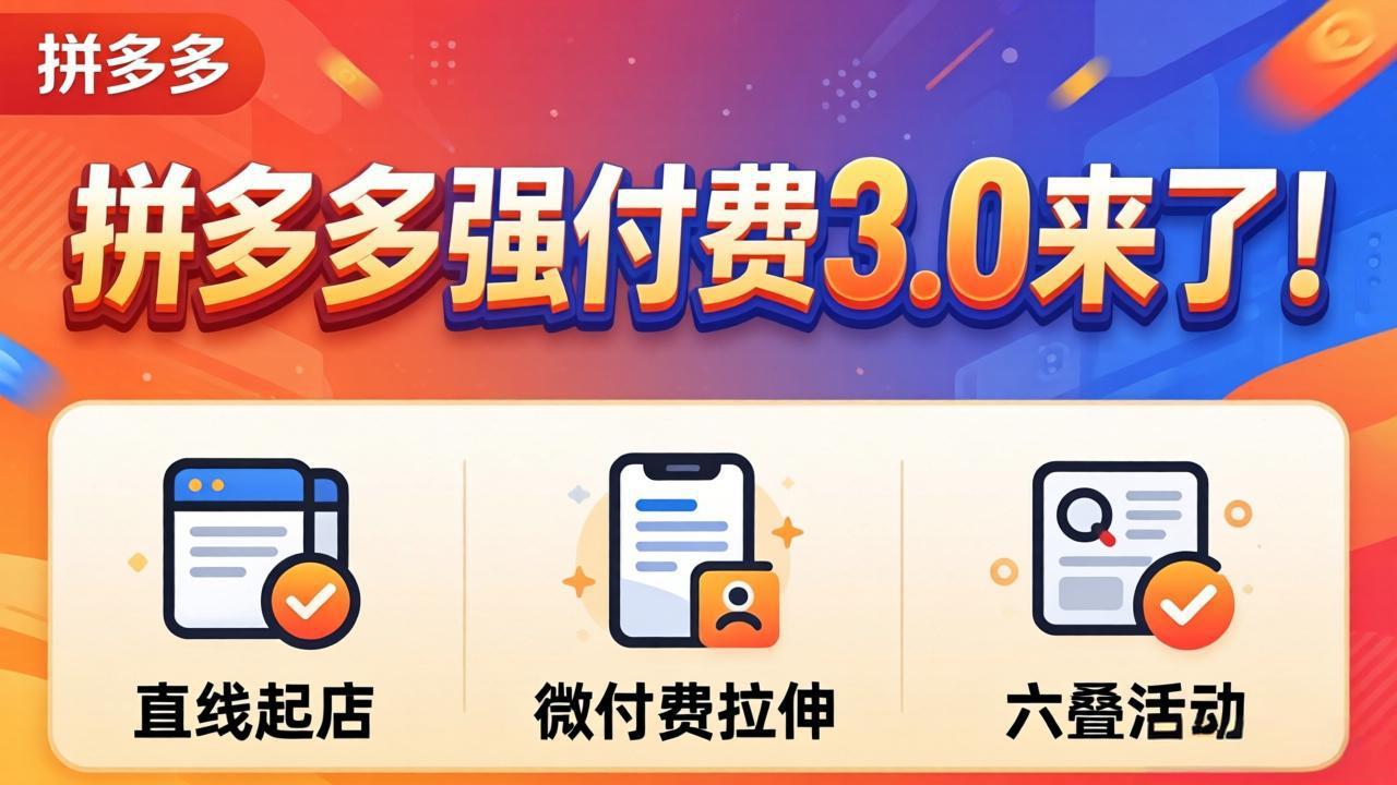 拼多多强付费3.0来了(更新4月-Ai创业网