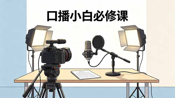 口播小白必修课：录像收音灯光设备+脚本撰写，搭专业级录制场景-Ai创业网
