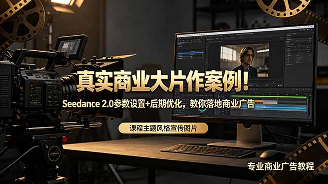 真实商业大片作案例！Seedance 2.0参数设置+后期优化，教你落地商业广告-Ai创业网
