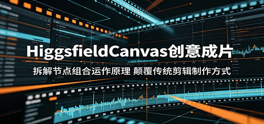 HiggsfieldCanvas创意成片：拆解节点组合运作原理，颠覆传统剪辑制作方式-Ai创业网