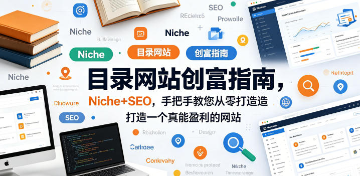 目录网站创富指南，Niche+SEO，手把手教您从零打造打造一个真能盈利的网站【原创双语字幕】-Ai创业网