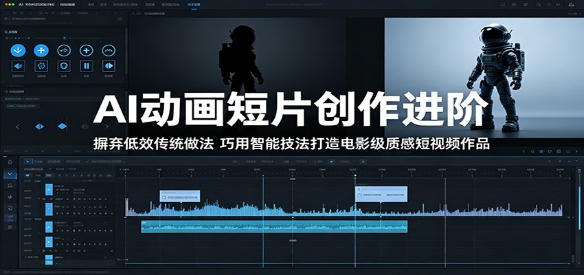 AI动画短片创作进阶：摒弃低效传统做法，巧用智能技法打造电影级质感短视频作品-Ai创业网