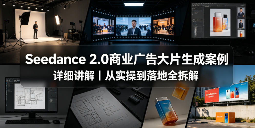 Seedance 2.0商业广告大片生成案例详细讲解｜从实操到落地全拆解-Ai创业网