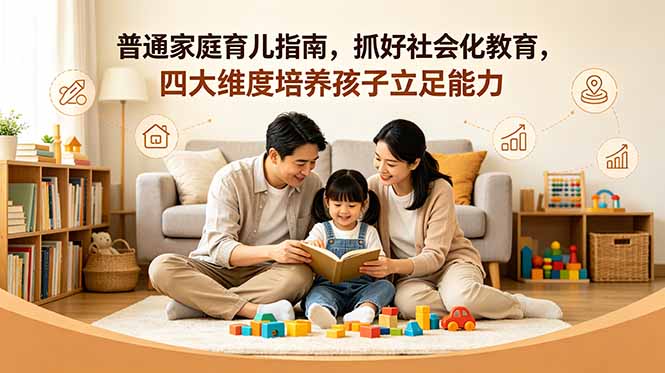 付费文章：普通家庭育儿指南，抓好社会化教育，四大维度培养孩子立足能力-Ai创业网