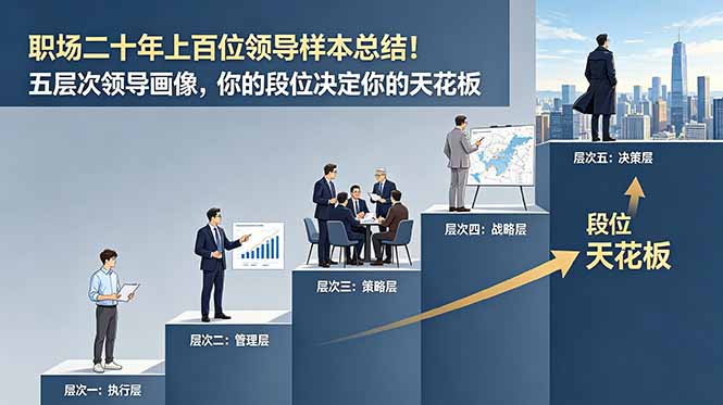 付费文章:职场二十年上百位领导样本总结!五层次领导画像,你的段位决定你的天花板-Ai创业网