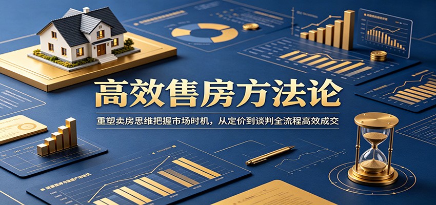 高效售房方法论：重塑卖房思维把握市场时机，从定价到谈判全流程高效成交-Ai创业网