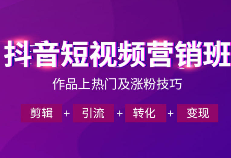 抖音短视频运营班，一门课学会作品上热门及涨粉技巧，引流转化剪辑变现(2026年5月)-Ai创业网