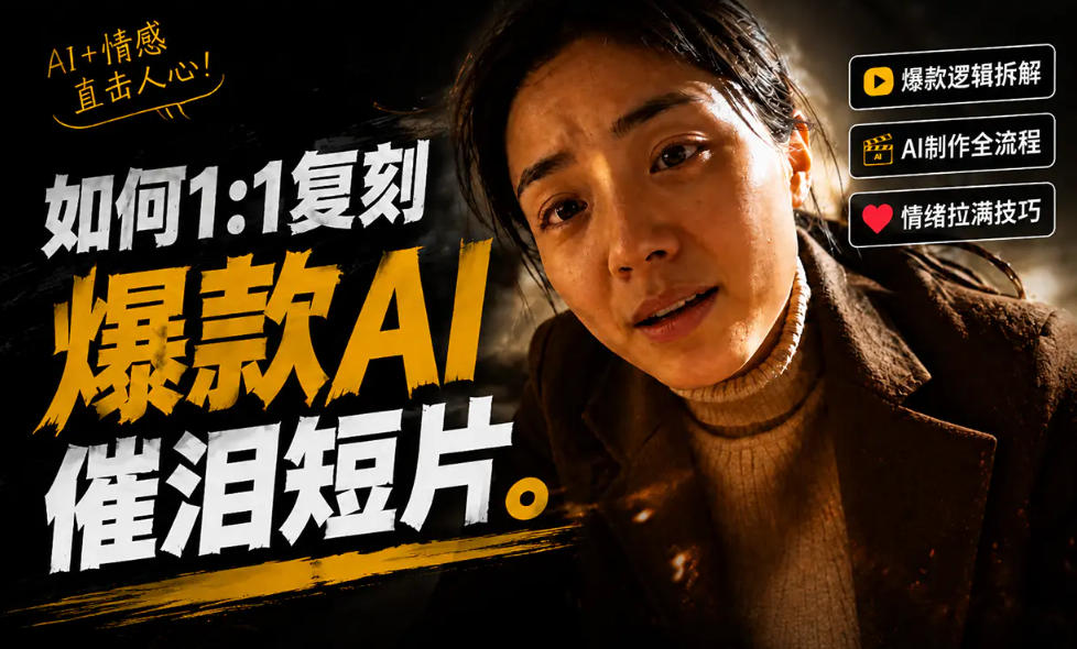 豆包+Gemini生成真人AI短剧-拆解复刻百万爆款第一人称短片，一站式讲透爆款复刻全流程-Ai创业网