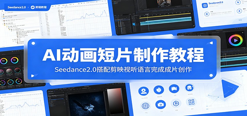 AI动画短片制作教程：Seedance2.0搭配剪映视听语言完成成片创作-Ai创业网