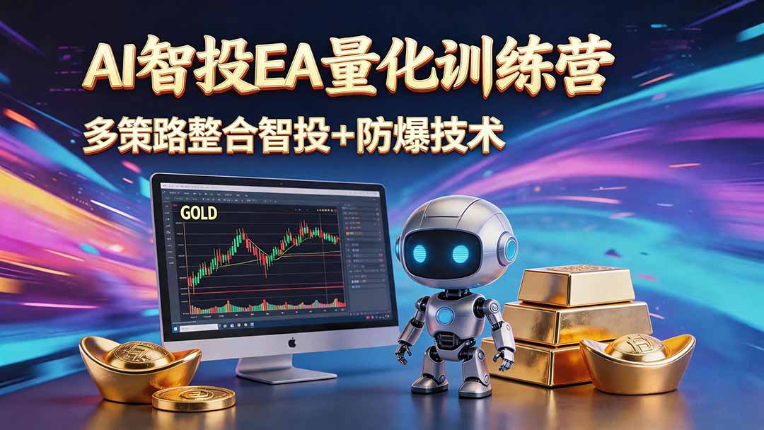AI智投EA量化运营技术，自动化黄金操盘技术，小白也可以轻松上手日入1000+-Ai创业网