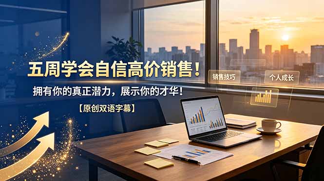 五周学会自信高价销售！拥有你的真正潜力，展示你的才华！【原创双语字幕】-Ai创业网