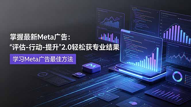 掌握最新的Meta广告，通过“评估-行动-提升”2.0版本轻松获得专业级结果。学习目前学习Meta广告的最佳方法-Ai创业网