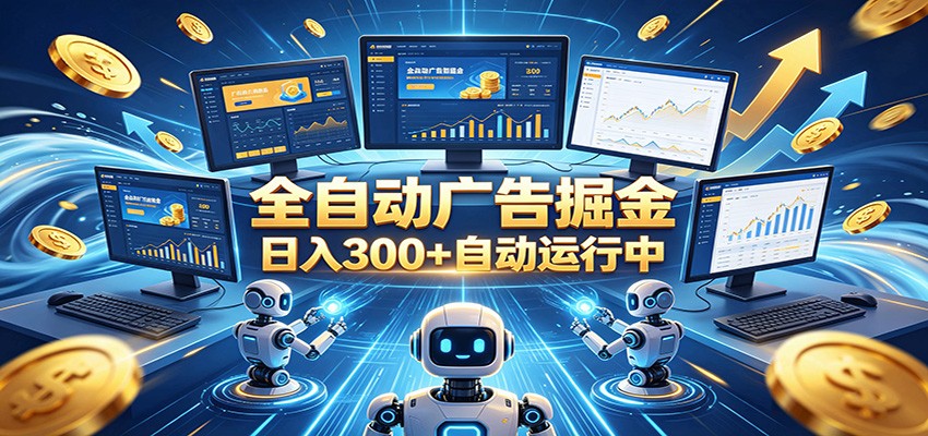 自动广告G机，日入300+，正规平台，广告浏览获益，时间自由，适合各类人群日常增收-Ai创业网