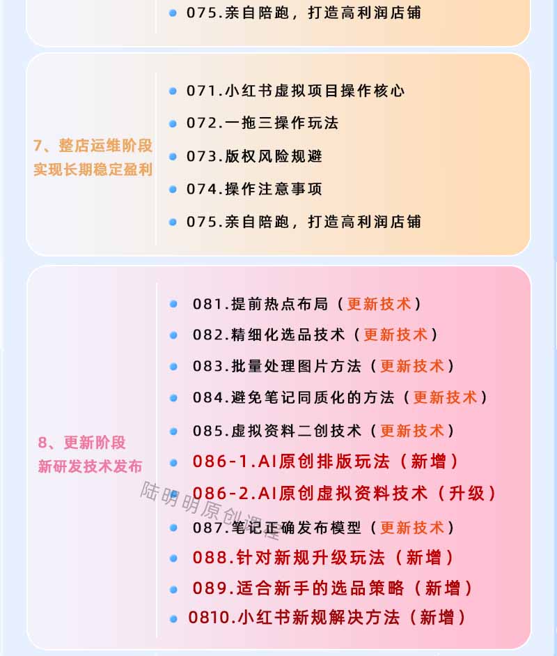 图片[4]-小红书虚拟项目特训班9.0，全面拥抱AI，批量产出原创PPT货源，单品/单店纯利润几万到几十W-Ai创业网