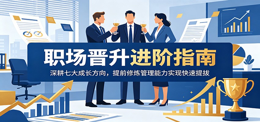 职场晋升进阶指南：深耕七大成长方向，提前修炼管理能力实现快速提拔-Ai创业网