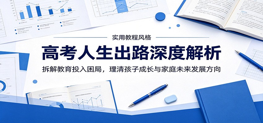 高考人生出路深度解析：拆解教育投入困局，理清孩子成长与家庭未来发展方向-Ai创业网