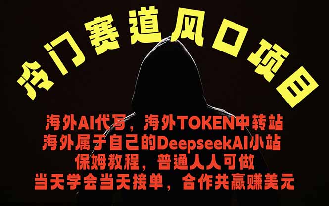 冷门赛道风口项目 海外AI代写！0成本运作完全免费！当天注册当天接单，接单接到手抽筋，无脑…-Ai创业网