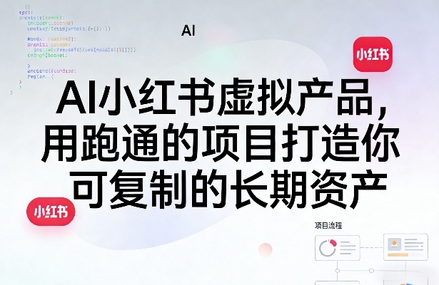 AI小红书虚拟产品，用跑通的项目打造你可复制的长期资产(更新)-Ai创业网