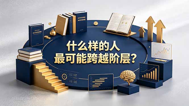 付费文章：什么样的人最可能跨越阶层？具备这五种特质，普通人也能顺利跨越阶层-Ai创业网