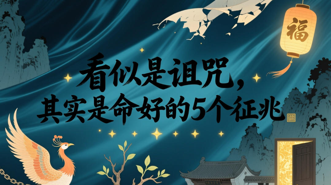 付费文章：看似是诅咒，其实是命好的5个征兆-Ai创业网