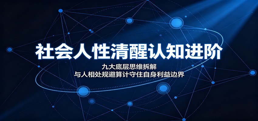 社会人性清醒认知进阶：九大底层思维拆解，与人相处规避算计守住自身利益边界-Ai创业网