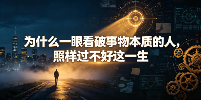 付费文章：为什么一眼看破事物本质的人，照样过不好这一生-Ai创业网