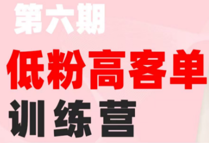 珠丽Julie·小红书低粉高客单训练营(第六期)-Ai创业网
