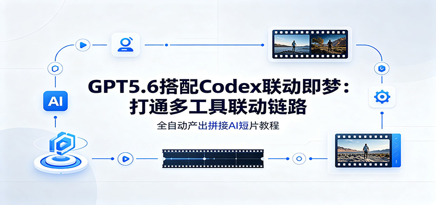 GPT5.6搭配Codex联动即梦:打通多工具联动链路,全自动产出拼接AI短片教程-Ai创业网