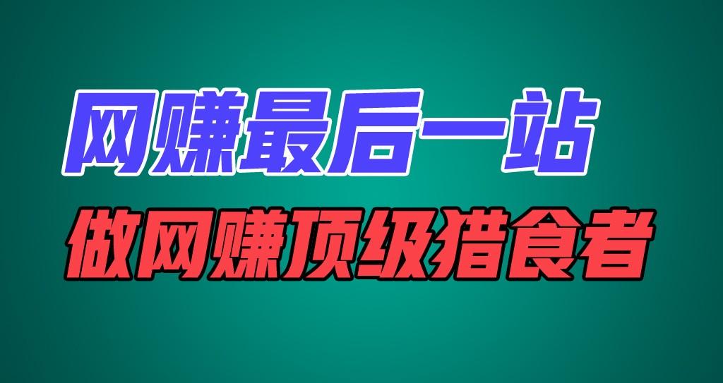 网赚最后一站，卖项目，做网赚顶级猎食者-Ai创业网