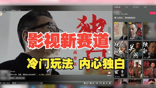 最新影视解说玩法，人物独白，30天涨粉24万+，全流程拆解【揭秘】-Ai创业网