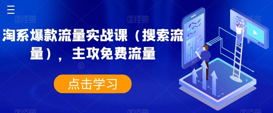 淘系爆款流量实战课（搜索流量），主攻免费流量-Ai创业网
