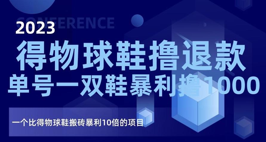 2023得物球鞋撸退款，单号一双鞋暴利撸1000，一个比得物球鞋搬砖暴利10倍的项目【揭秘】-Ai创业网
