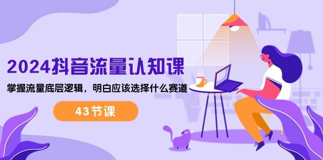 2024抖音流量·认知课：掌握流量底层逻辑，明白应该选择什么赛道 (43节课-Ai创业网