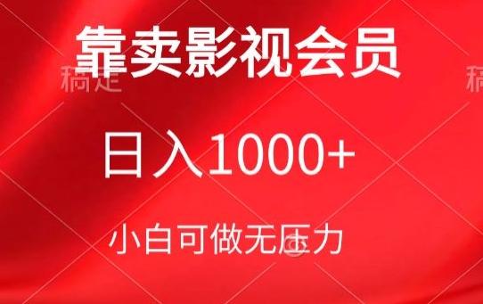 靠卖影视会员，日入1000+，落地保姆级教程，新手可学【揭秘】-Ai创业网