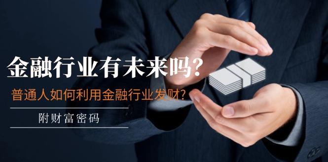 某付费文章：金融行业有未来吗？普通人如何利用金融行业发财?(附财富密码-Ai创业网