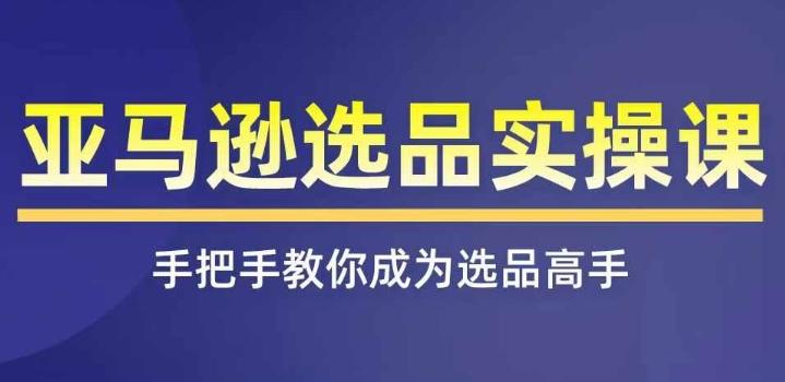 亚马逊选品实操课程，快速掌握亚马逊选品的技巧，覆盖亚马逊选品所有渠道-Ai创业网