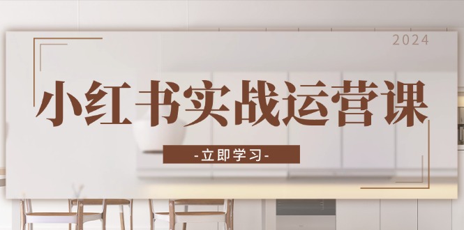 小红书实战运营课：从开通店铺到直播话术，打造爆款笔记与高效直播-Ai创业网