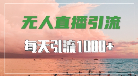 抖音快手视频号全平台通用，无人直播引流法，超暴力引流1000+高质量精准创业粉【揭秘】-Ai创业网