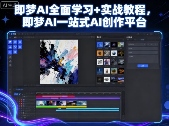 即梦AI全面学习+实战教程，即梦AI一站式AI创作平台-Ai创业网