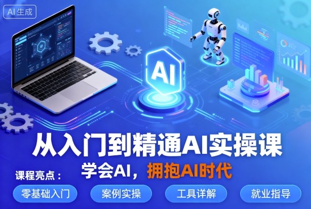 从入门到精通AI实操课，学会AI，拥抱AI时代-Ai创业网