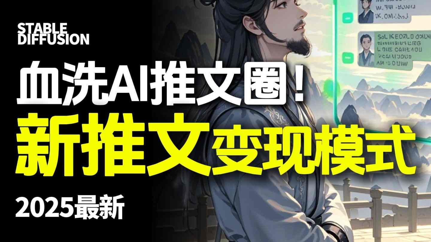 最新AI动态电影漫画小说推文，全流程实操教学，小白也能月入1W+-Ai创业网