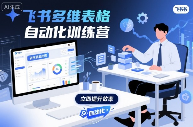 飞书多维表格自动化训练营，手把手教你告别重复处理，用多维表格开启高效办公新模式-Ai创业网