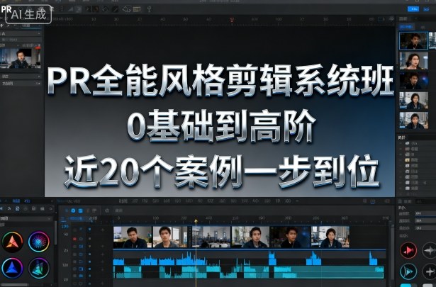 PR全能风格剪辑系统班，0基础到高阶，近20个案例一步到位-Ai创业网