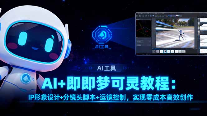 AI+即梦可灵教程：IP形象设计+分镜头脚本+运镜控制，实现零成本高效创作-Ai创业网