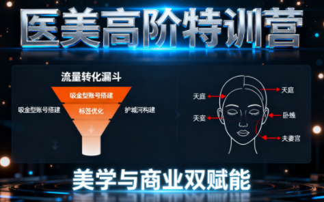 0-1000万医美高阶特训营课程-Ai创业网