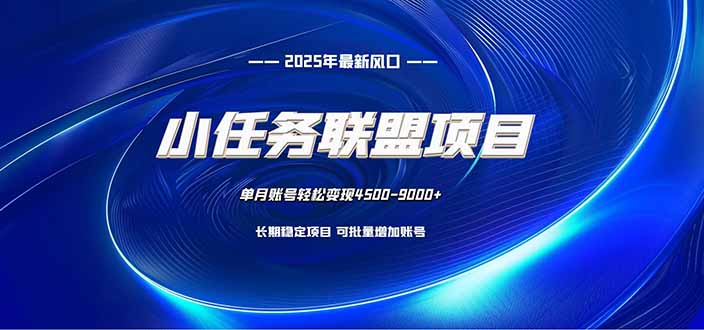 小任务联盟项目：一台电脑每天只需10分钟，轻松简单稳定-Ai创业网