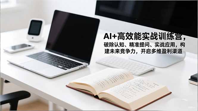 AI+高效能实战训练营，破除认知、精准提问、实战应用，构建未来竞争力，开启多维盈利渠道-Ai创业网