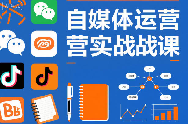 自媒体运营实战课，掌握一套系统的自媒体运营底层方法论，成为优秀的内容创作者-Ai创业网