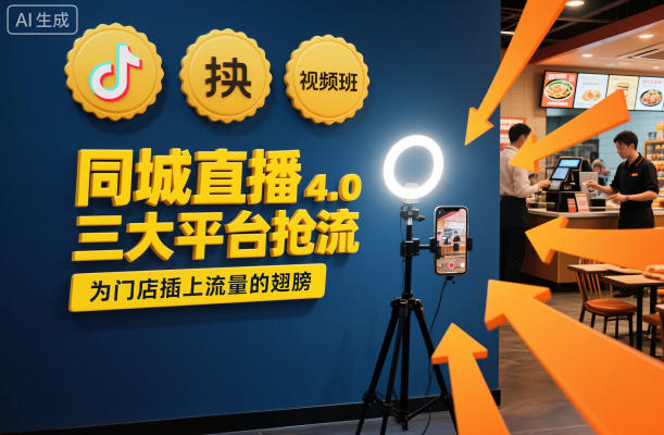 同城直播实操班4.0，三大平台抢流，为门店插上流量的翅膀-Ai创业网